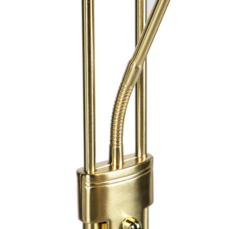 Floor lamp gold with reading lamp – Image 3
